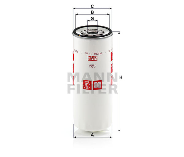 Mann Filter W 11 102/16 (8)